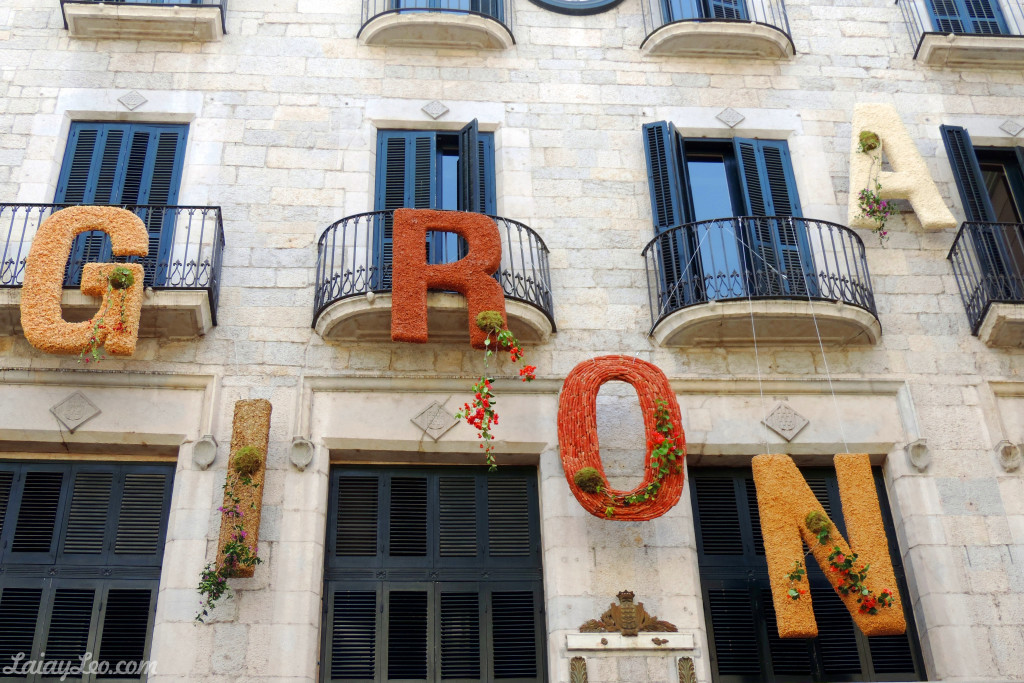 Decoración del Ayuntamiento en la 60º edición de Girona, Temps de Flors.